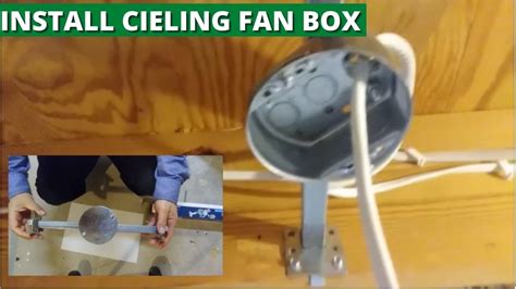 can i install a fan with fan electrical box|how to install ceiling fan.